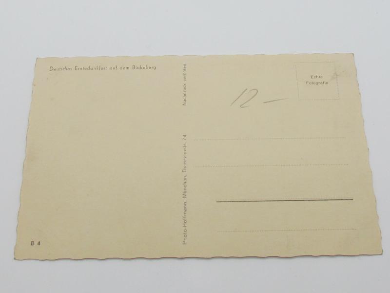 Postcard : Reichskanzler Adolf Hitler, Deutsches Erntedankfest auf dem Bückeberg