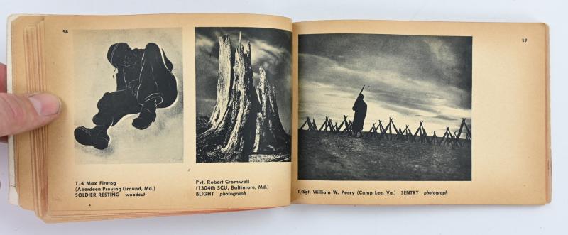 US WW2 Soldier Art Booklet