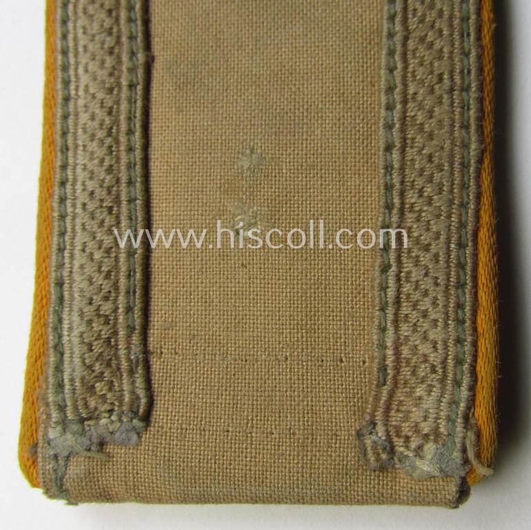 Single, WH (Luftwaffe) tropical-issued, NCO-type-shoulderstrap: 'Uffz. der Flieger- o. Fj.-Truppen'