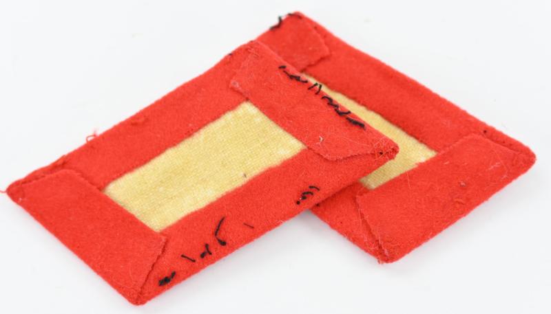 German WH Officer's Artillery Collar Tabs