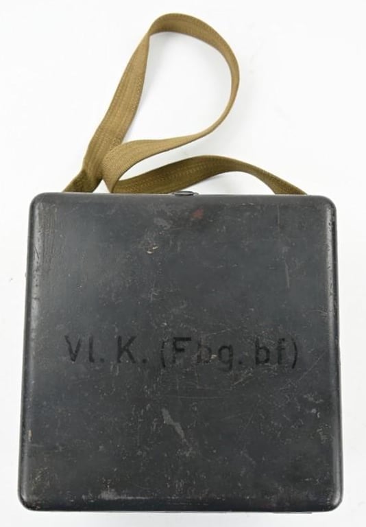 German WH Radio/ Transmitter Extension Cable Reel in Carrying Case