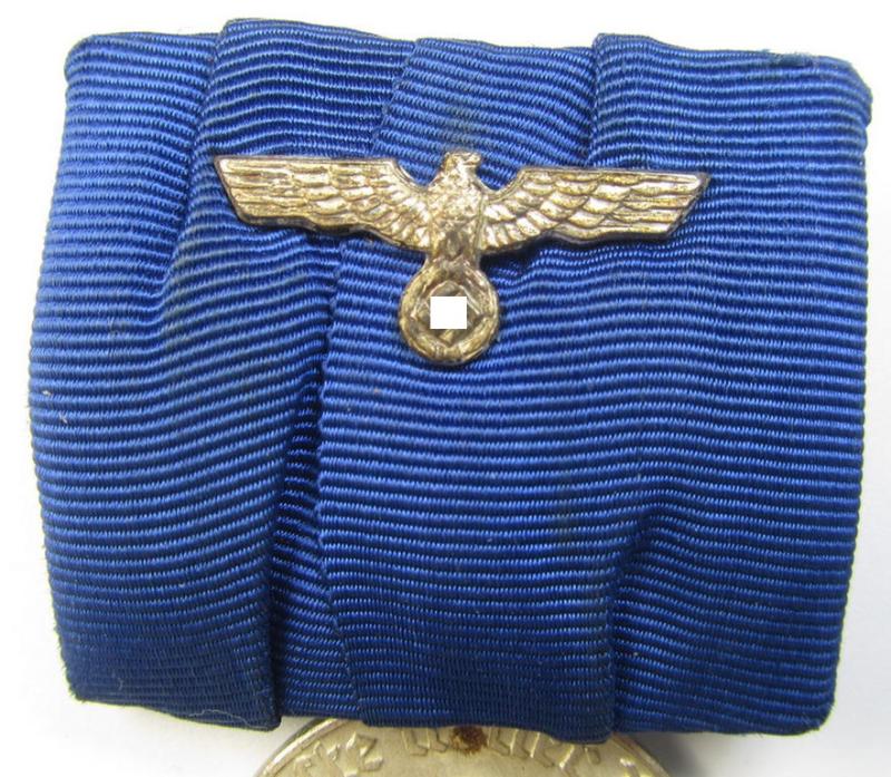 Superb, WH (Heeres o. KM) so-called: 'Einzelspange' (being of the desirable detachable-pattern!) showing a: 'WH-DA 4. Stufe' (as was intended for 4 years of service) and that shows a detailed, Heeres o. KM-type-eagle-device, period-attached