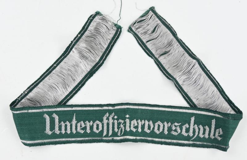 German WH Cufftitle 'Unteroffiziervorschule'
