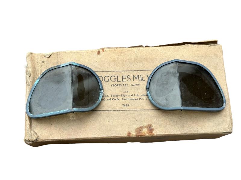 British Flying Goggles MKVIII in box