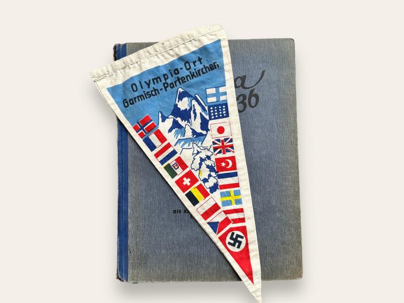 Souvenir Pennants of Olympia 1936
