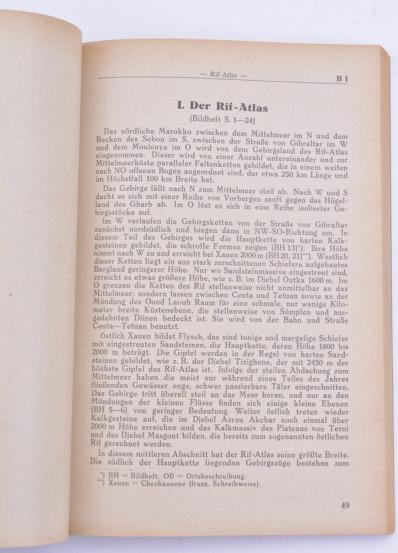 German WH 'Concept' Morocco Information books