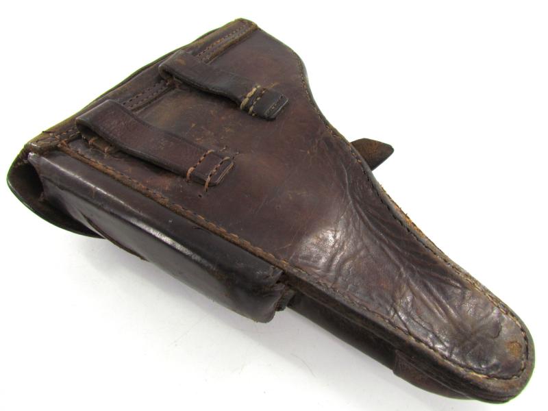 WW1 Hardshell P08 Luger Holster Dated 1915