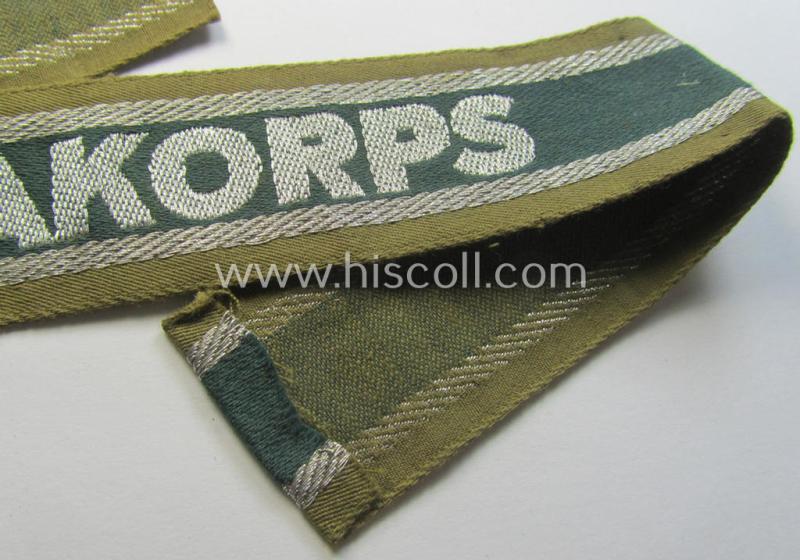 'BeVo'-like cuff-title (ie. 'Ärmelstreifen') entitled: 'Afrikakorps'