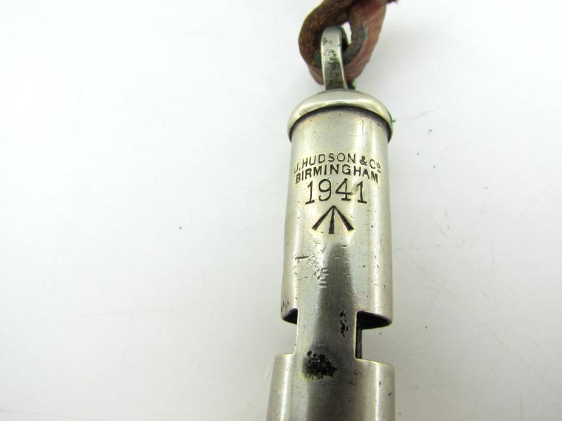British WWII Officer’s Whistle ( 1941 Dated )