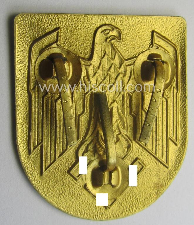 WH (KM) tropical eagle-'pith-helmet'-shield (being a: non-marked example that comes in a 'virtually mint' condition)