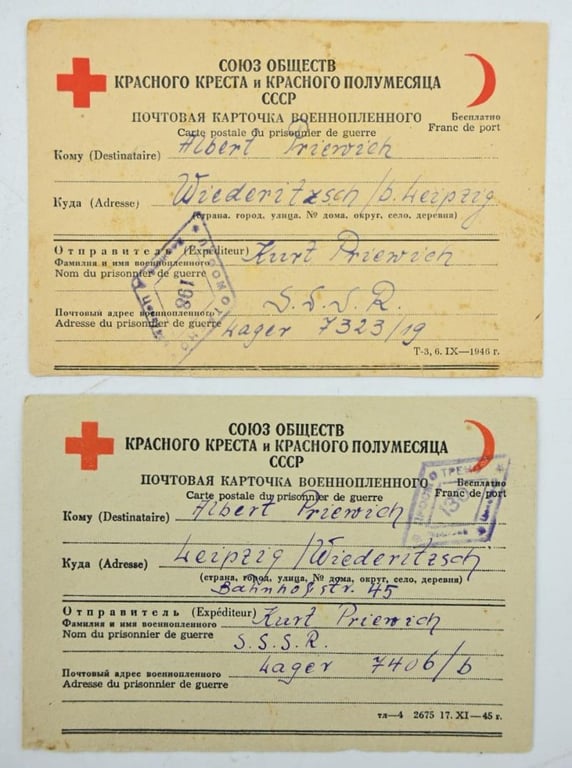 German Prisoner of War Postcards from Russia