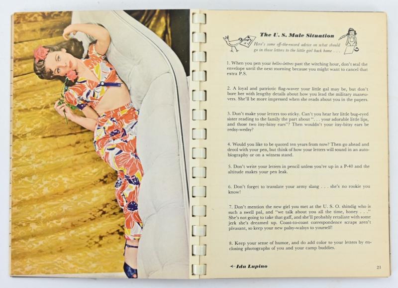 US WW2 Period Esquire's Date Book 1943