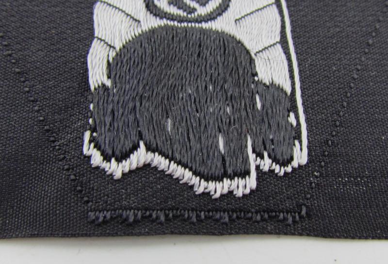 Waffen-SS Panzer ‘BeVo’ trapezoid M43 cap insignia