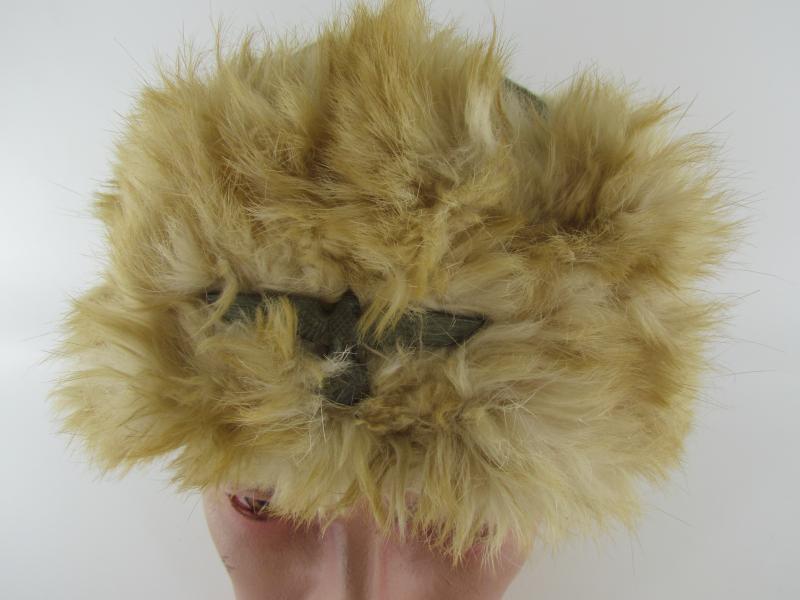Wehrmacht ( Rabbit Fur )Winter Pelzmütze...Marked