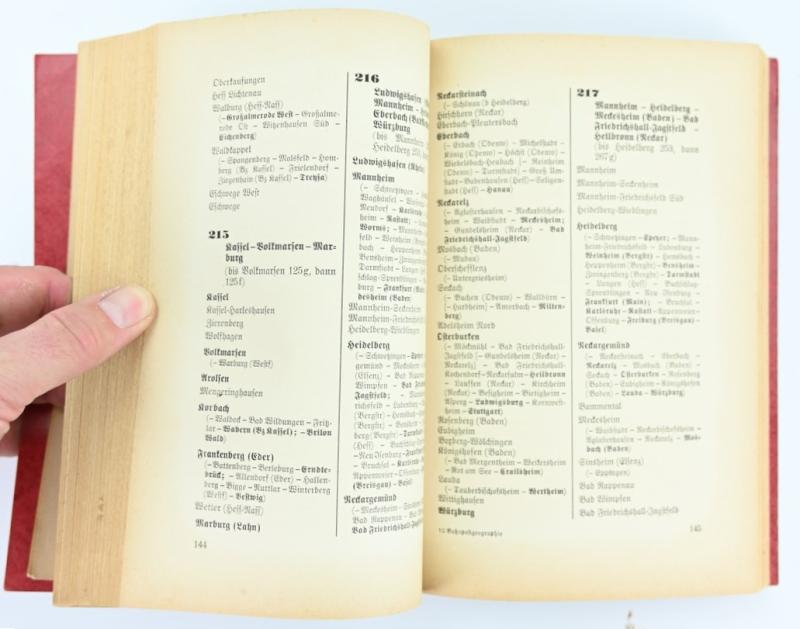 German Reichsbahn Book 'Bahnpostgeographie'