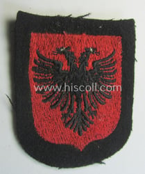 Waffen-SS 'volunteer'-arm-shield as was intended for usage by...