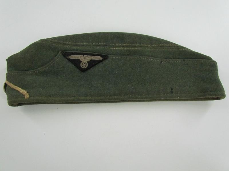 Early SS-VT Infantry Pipped EM’S Overseas Cap