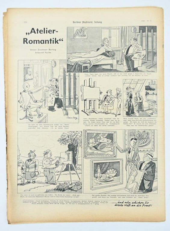 German Berliner Illustrierte Zeitung Newspaper 1942