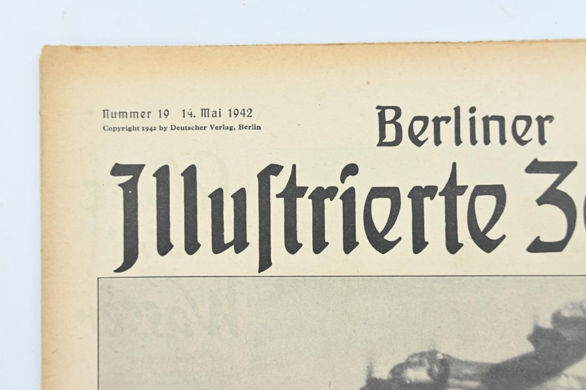 German Berliner Illustrierte Zeitung Newspaper 1942