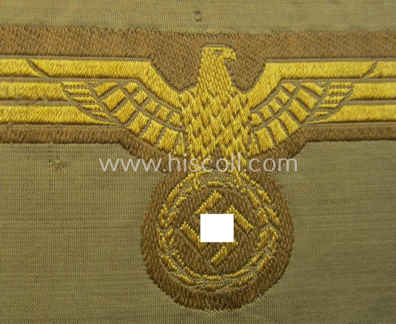 Attractive, WH (Kriegsmarine) 'tropical-issue' (ie. DAK or: 'Deutsches Afrika Korps'-related-) breasteagle, as executed in neat so-called: 'BeVo'-weave style that comes in a 'virtually mint- ie. unissued', condition