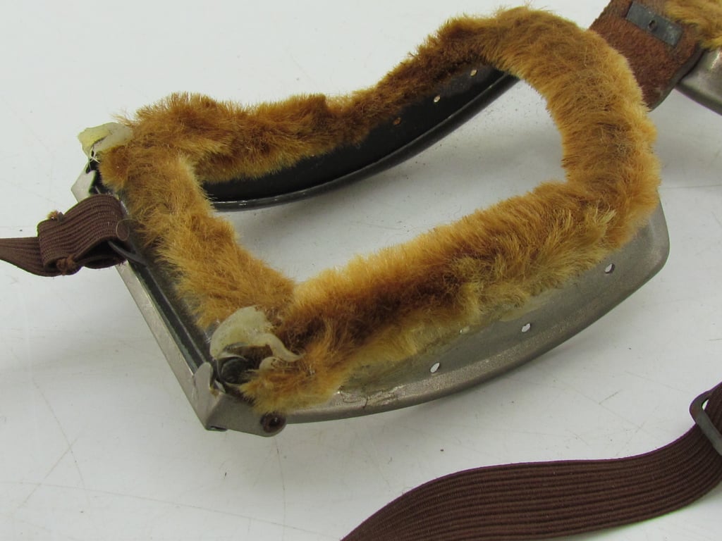 WWI Aviator Goggles in original cardboard box