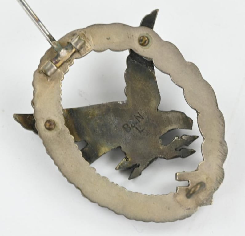 German LW Airgunner Badge with Lightning 'B&NL'