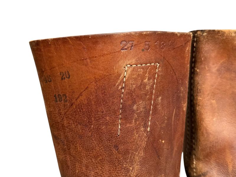 German WWII Brown Jackboots