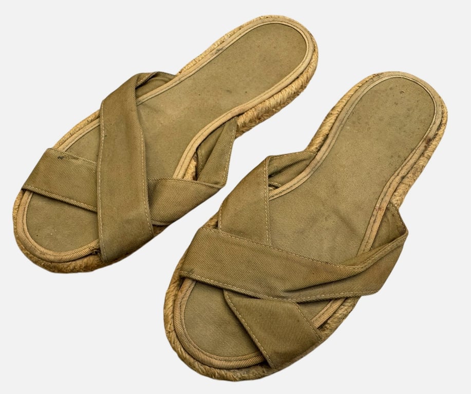 US WWII Army Barracks / Shower Slippers – Theater Made