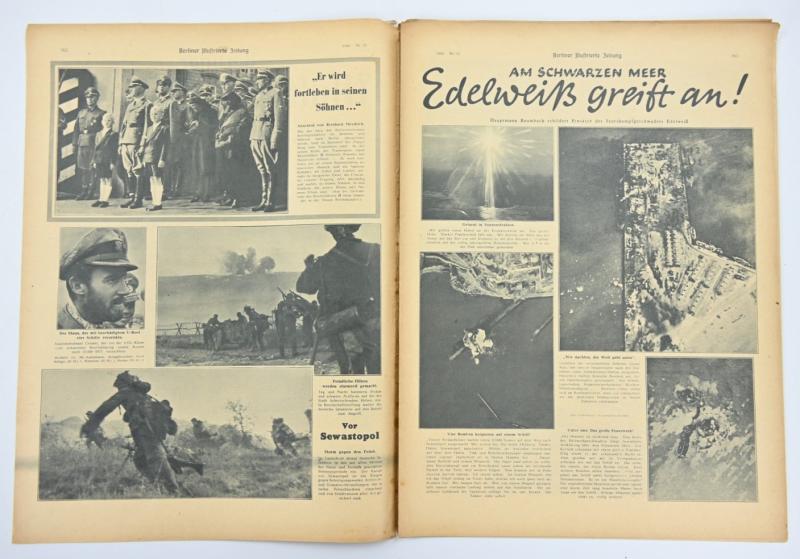 German Berliner Illustrierte Zeitung Newspaper 1942