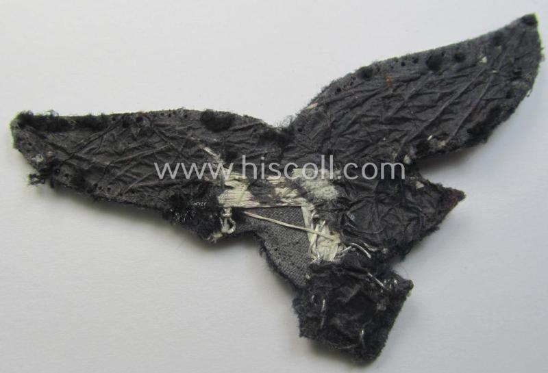 WH (LW) officers'- (evt. NCO-) type, hand-embroidered breast-eagle (ie. 'Brustadler für Offiziere der LW')