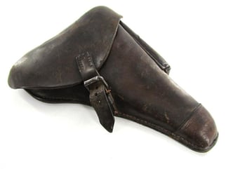 WW1 Hardshell P08 Luger Holster Dated 1915