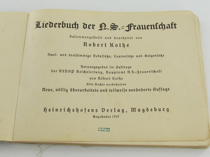 NS Frauenschaft song book