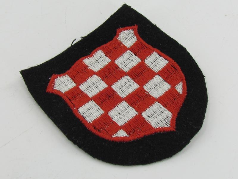 Waffen-SS 'Croatian' Volunteer Sleeve Shield