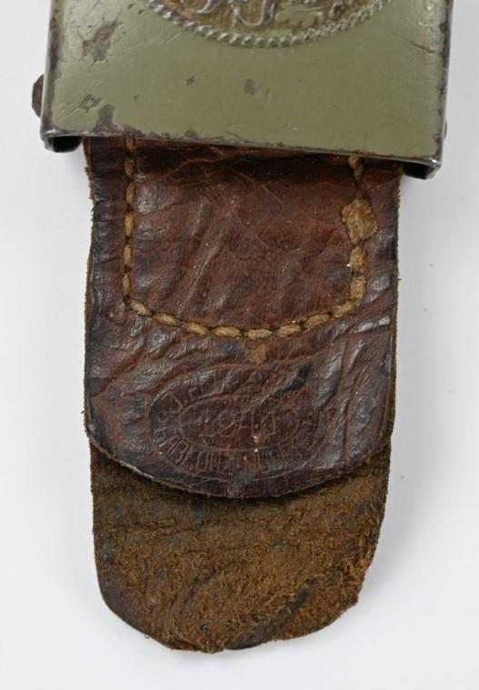 German WH Beltbuckle with Tab 'JFS' 1941