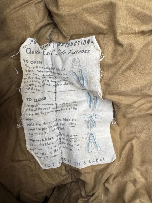 US WWII Sleeping Bag 1943