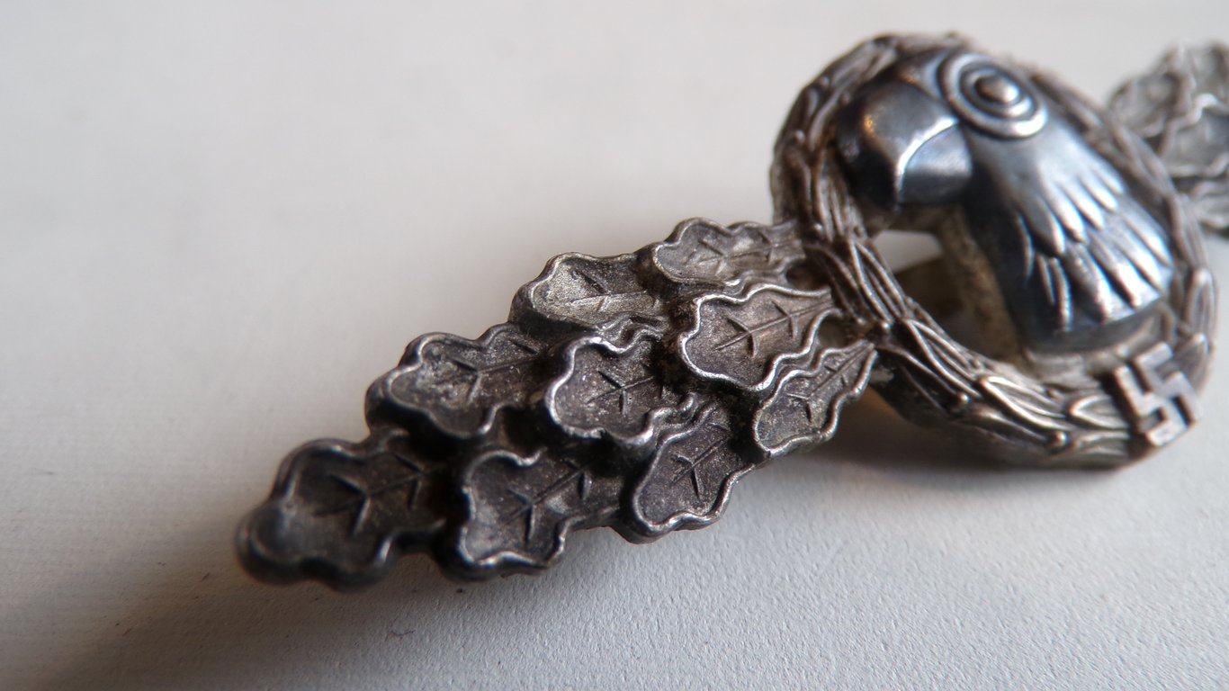 Frontflugspange für Aufklärer in Silver