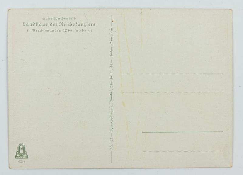 German Third Reich Era Postcard 'Der Berghof'