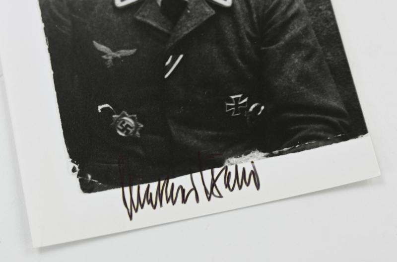 Signature of Luftwaffe KC Recipient 'Günther Bahr'