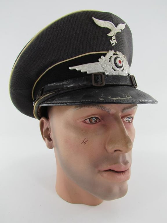 Luftwaffe Hermann Göring Regiment NCO Visor Cap...Rare