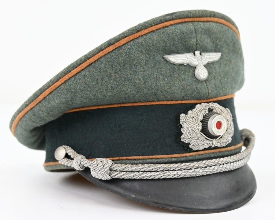 German WH Officer Visor Cap 'Kradschützen'