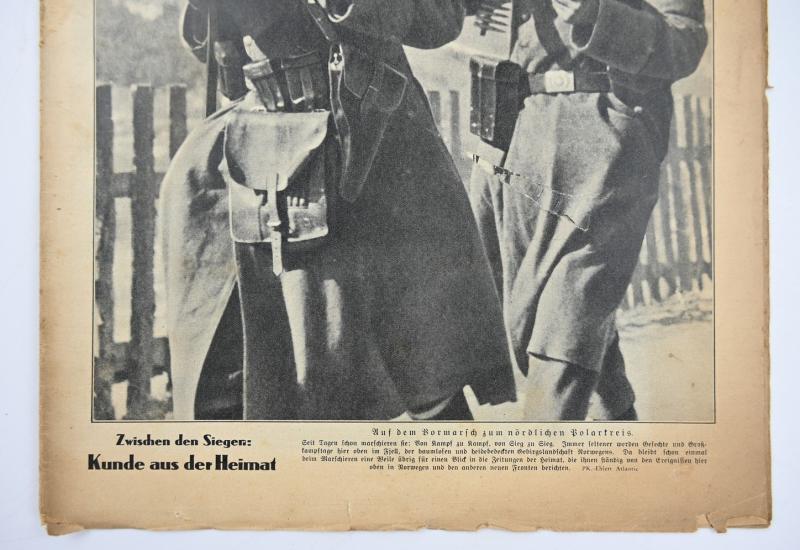 German Berliner Illustrierte Zeitung Newspaper 1940