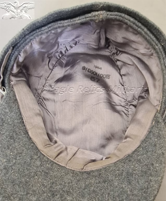 M43 Luftwaffe field cap ‘Einheitsfeldmütze’ with RBNr. 1944 Dated