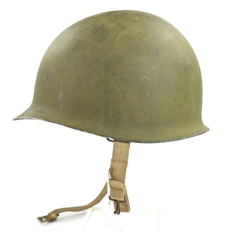 US WW2 M1 Fixed Bale Helmet