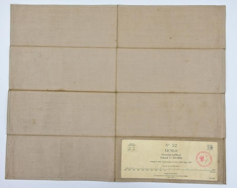 Dutch WW2 Mapcard 1937 of Venlo 'Limburgse Jagers'
