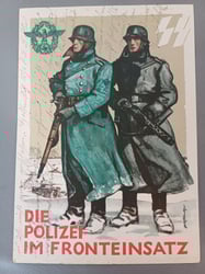 SS and Police postcard