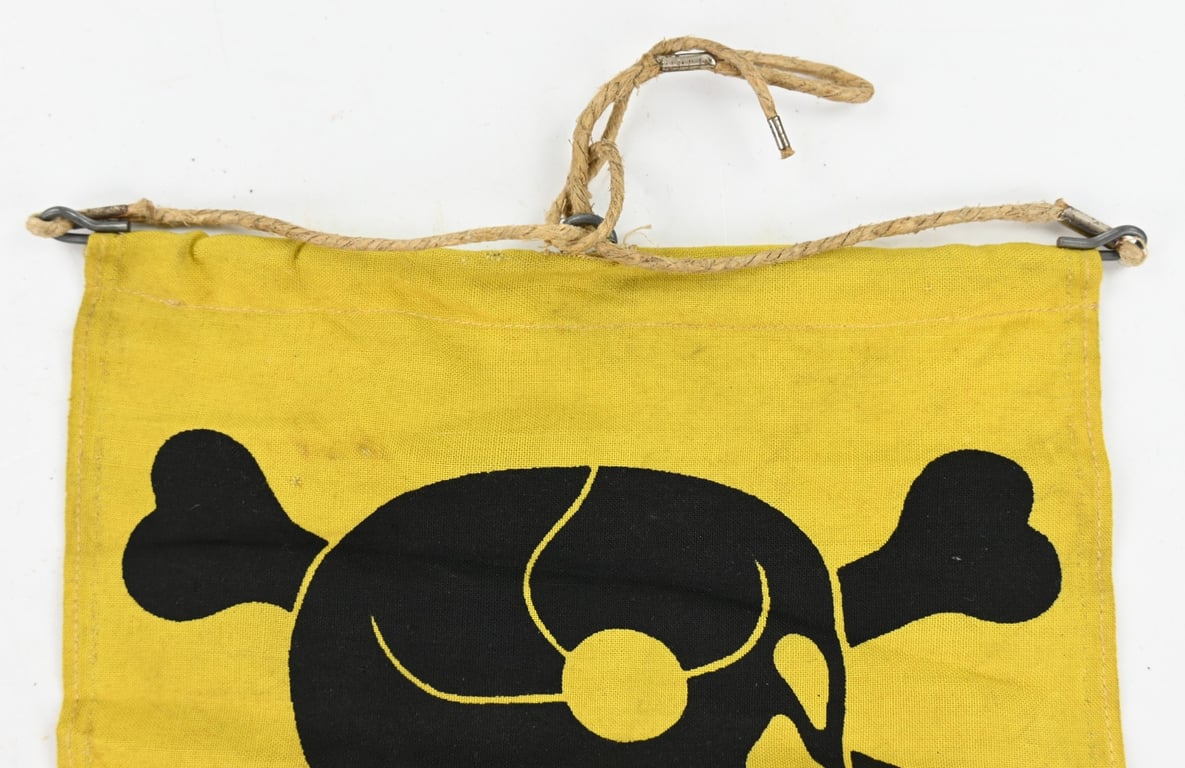 German WH Mine/Gas Warning Flag