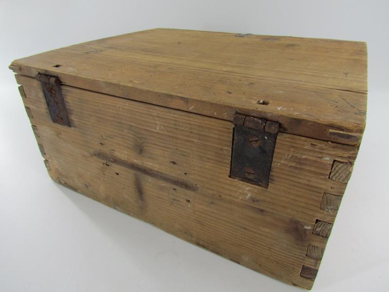 German Wooden Ammunition Box