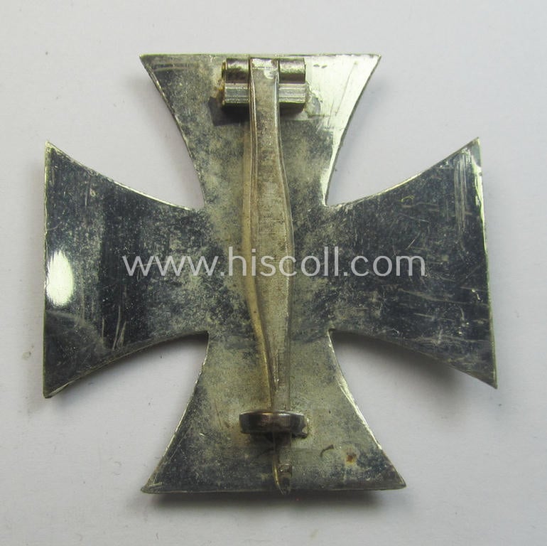 WWI-period, Iron Cross 1st class (or: 'Eisernes Kreuz 1. Klasse') being a very nicely preserved- (albeit typical non-maker-marked!) example that came stored in its period-etui