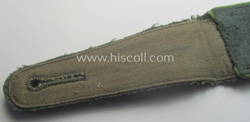 Single, WH (Heeres) (I deem) mid-war period- (ie. 'M43'-pattern-) EM-type shoulderstrap as was intended for usage by a: 'Soldat der Panzer-Grenadier-Trpn.'