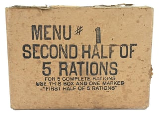 US WW2 Ten-in-One Ration Box